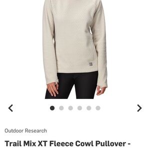 Outdoor Research Women's Cream Cowl Neck Sweater Size M